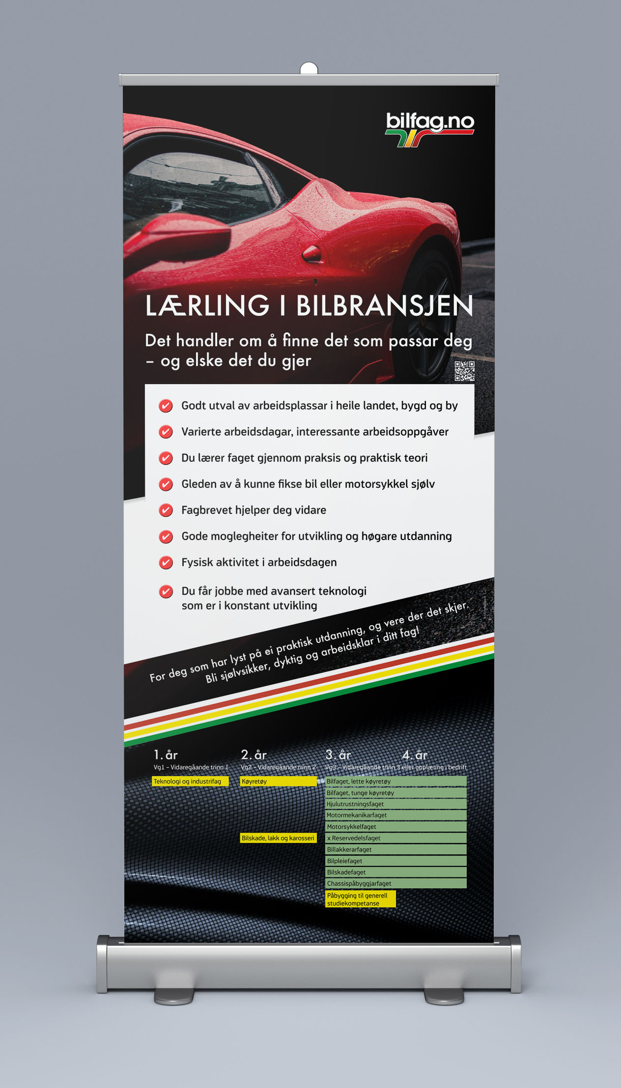 Roll-up til Bilbransjens opplæringskontor Sogn og Fjordane • A til Å - atilaa.no