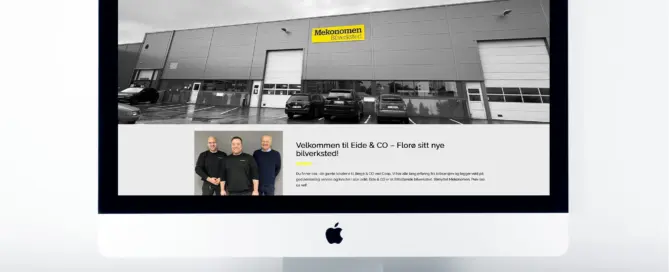 Dynamisk nettside for Eide og Co • A til Å - atilaa.no