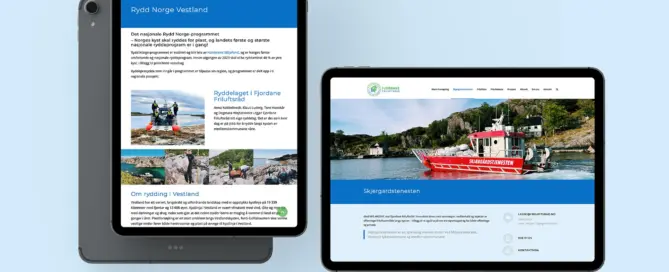 Responsiv nettside til Fjordane Friluftsråd • A til Å - atilaa.no